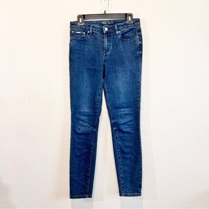 prAna Sienna Jeans Women’s 4/27 Organic Cotton Stretch Skinny Denim Blue